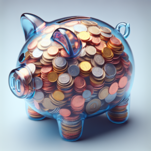 piggy bank representing ways to deal with expenses in retirement